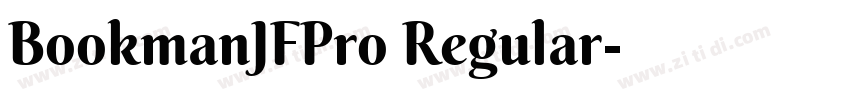 BookmanJFPro Regular字体转换